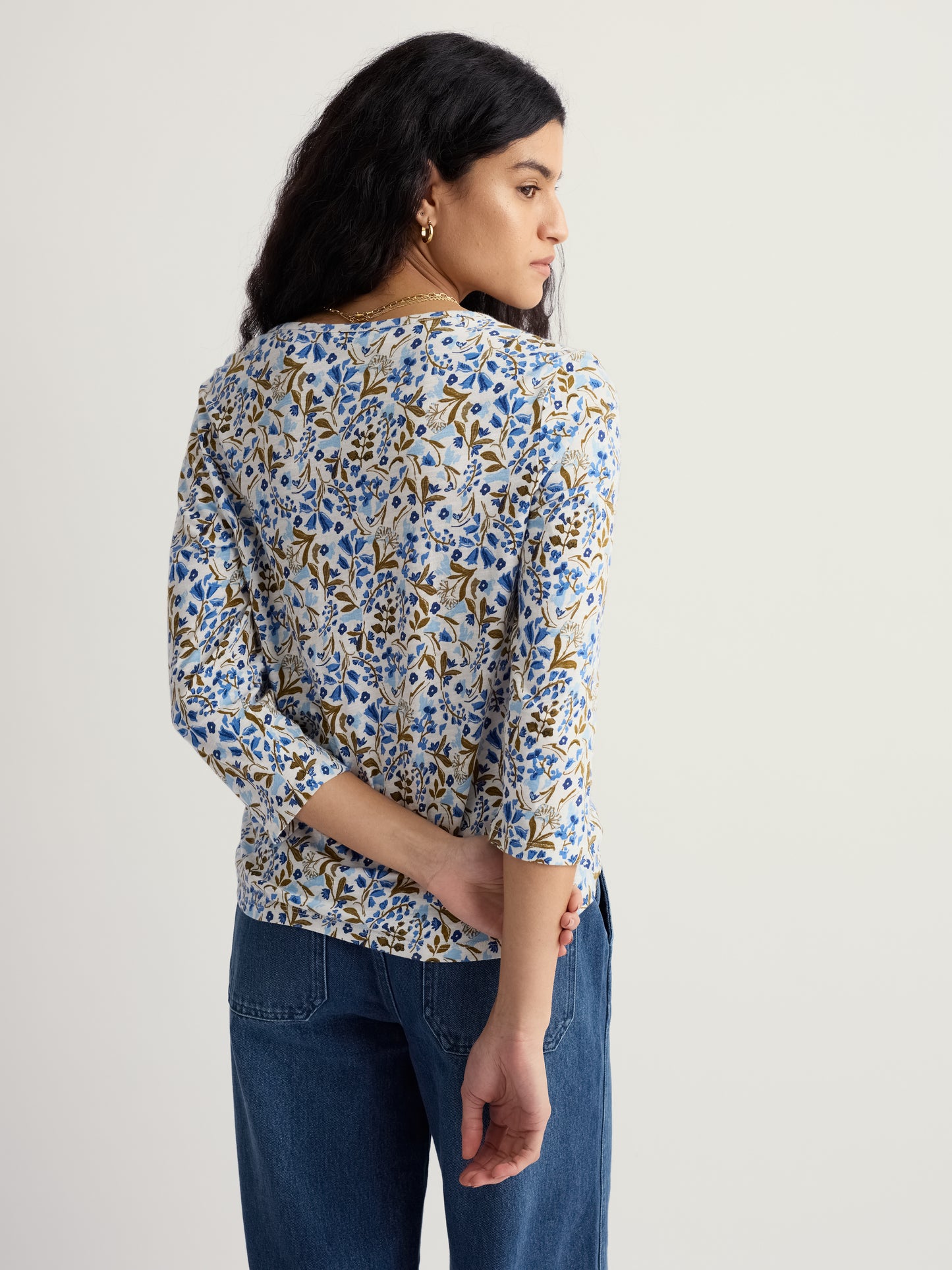 Seasalt Penhollow Organic Cotton Printed Top