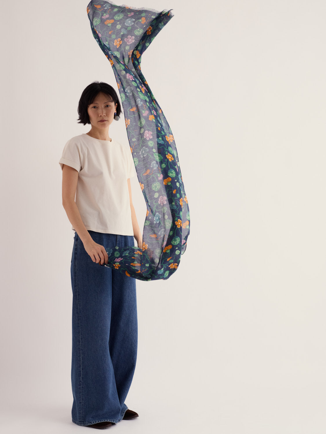 Seasalt Pentillie Scarf with Organic Cotton