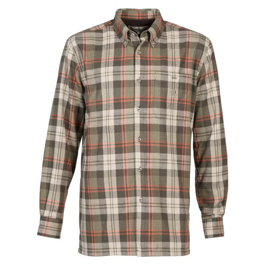 Percussion Inverness Fleece Lined Long Sleeved Check Shirt