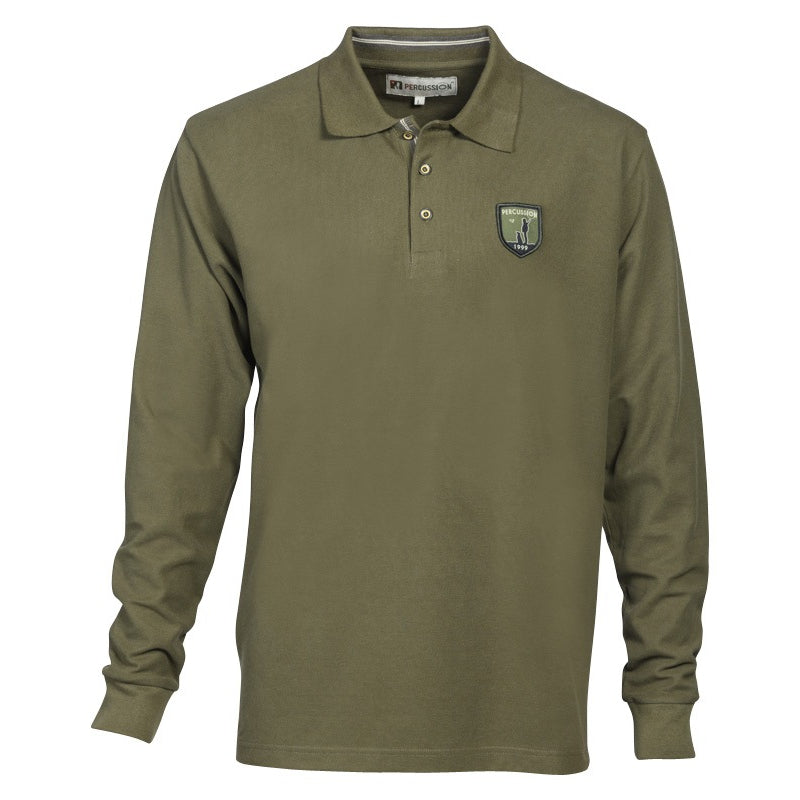 Percussion Long Sleeve Hunting Polo Shirt