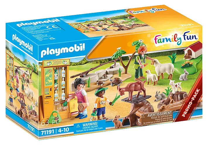 Playmobil Family Fun Petting Zoo 71191