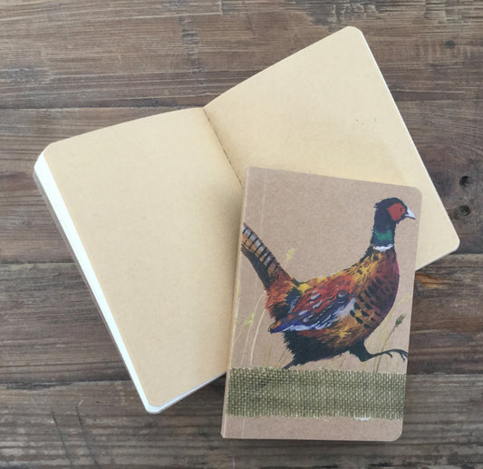 Alex Clark Pheasant Small Kraft Notebook