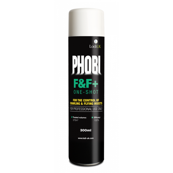 Phobi F&F One-Shot Flying & Crawling Insect Killer for Professional Use
