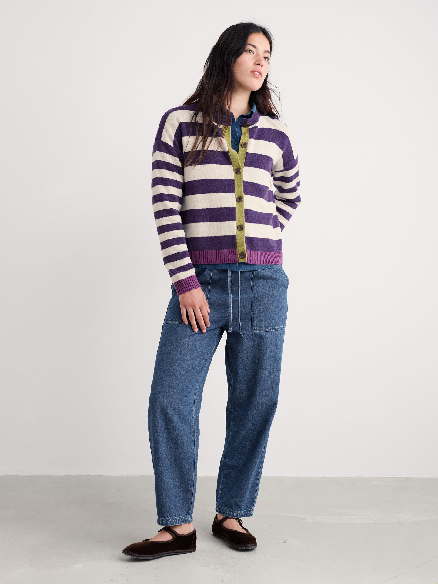 Seasalt Pinwell Striped Cardigan