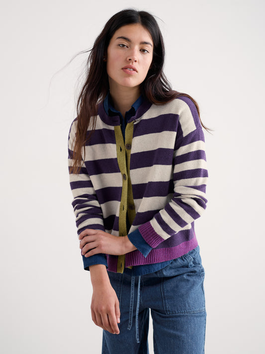 Seasalt Pinwell Striped Cardigan