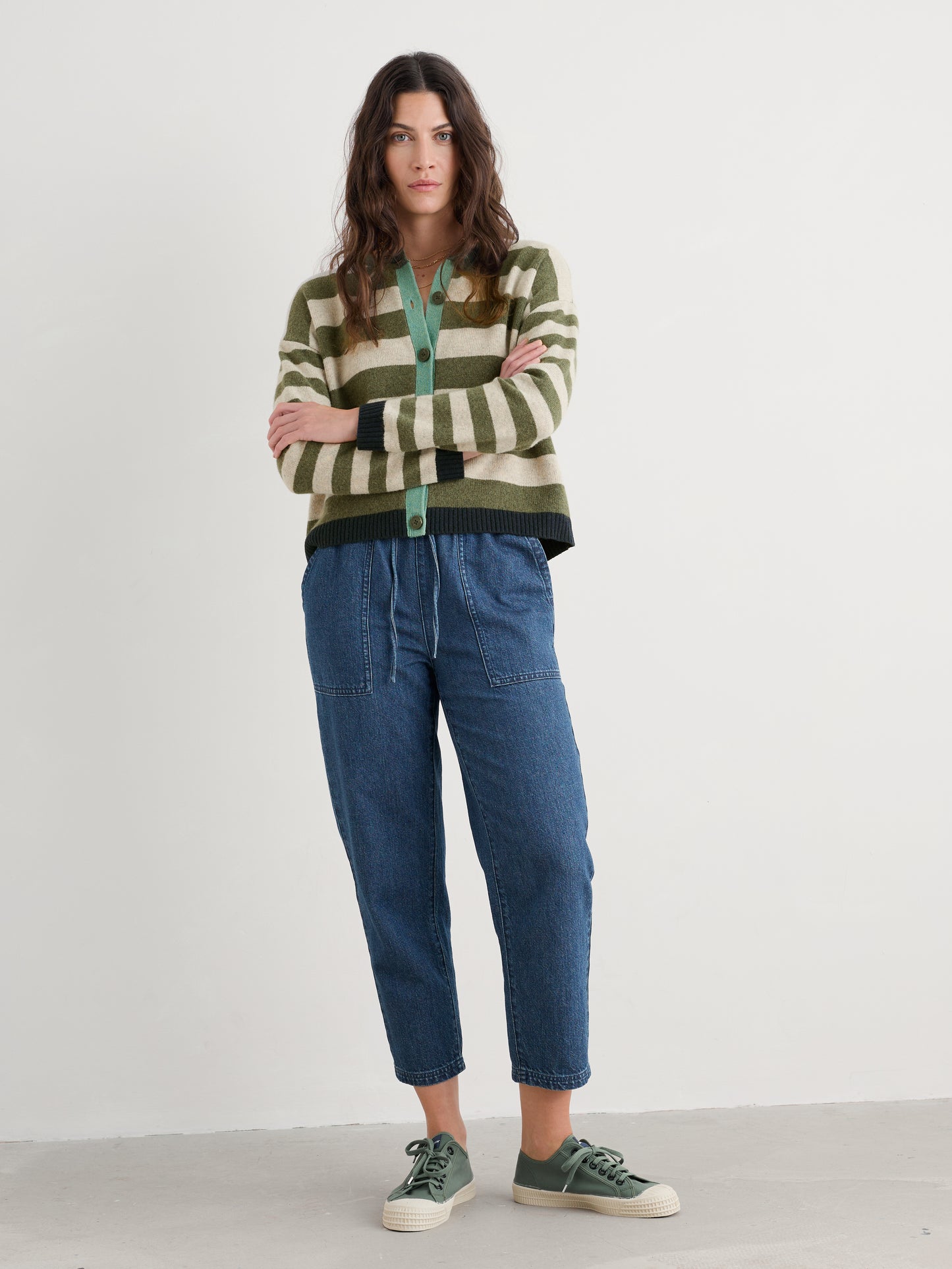 Seasalt Pinwell Striped Cardigan