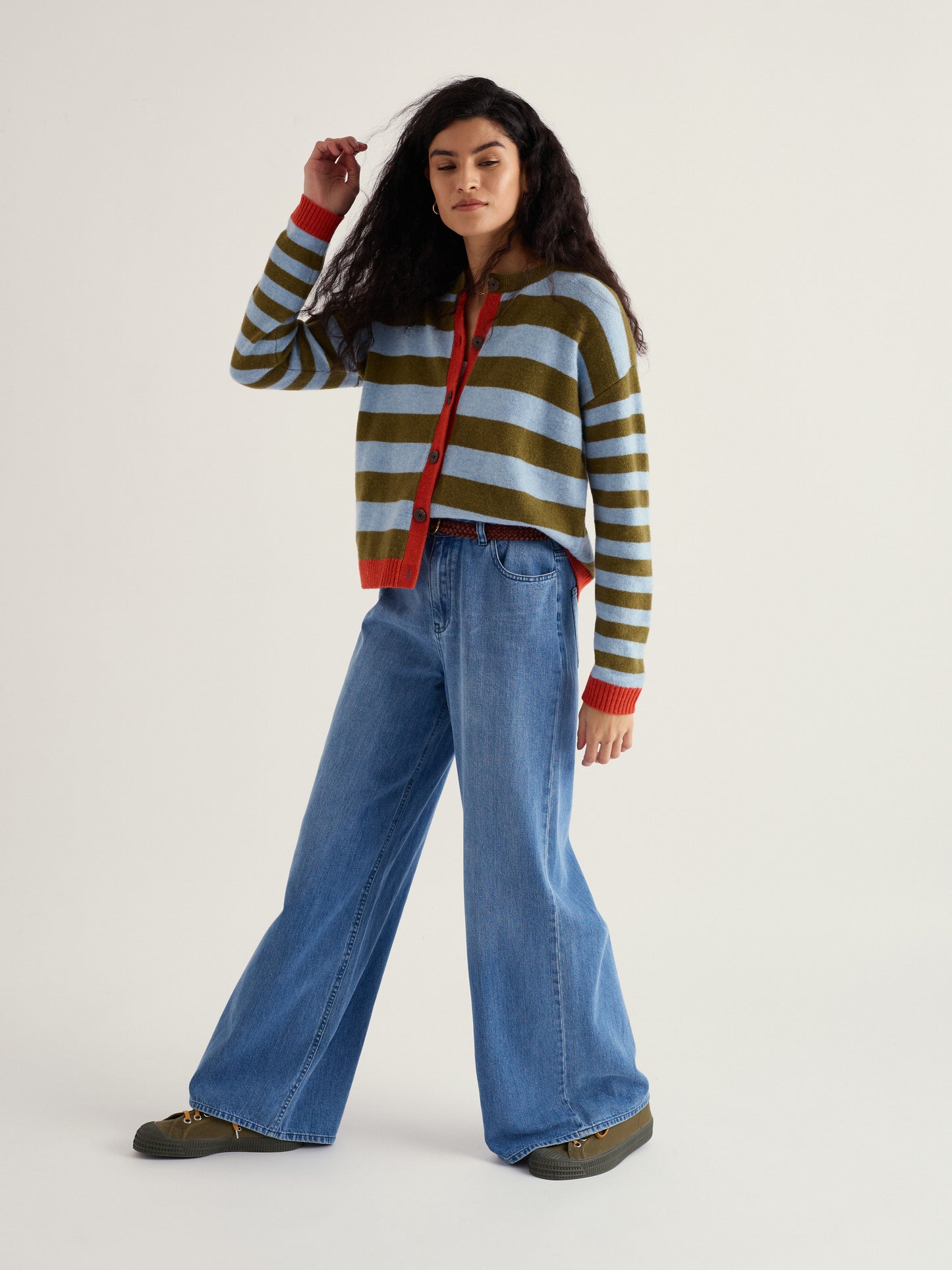 Seasalt Pinwell Striped Cardigan