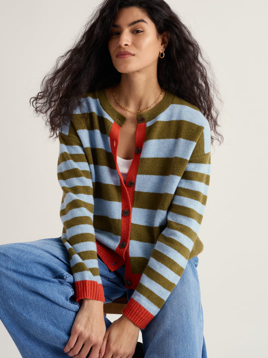 Seasalt Pinwell Striped Cardigan