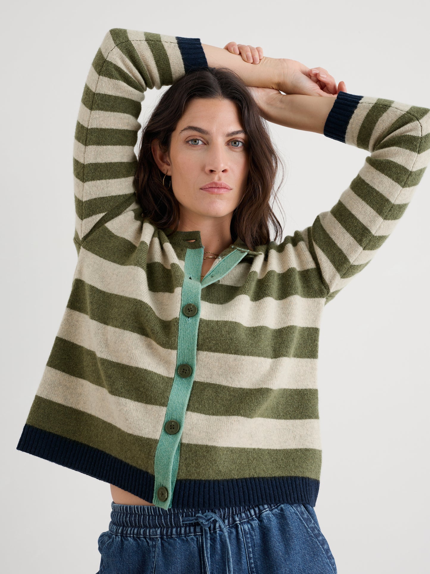 Seasalt Pinwell Striped Cardigan