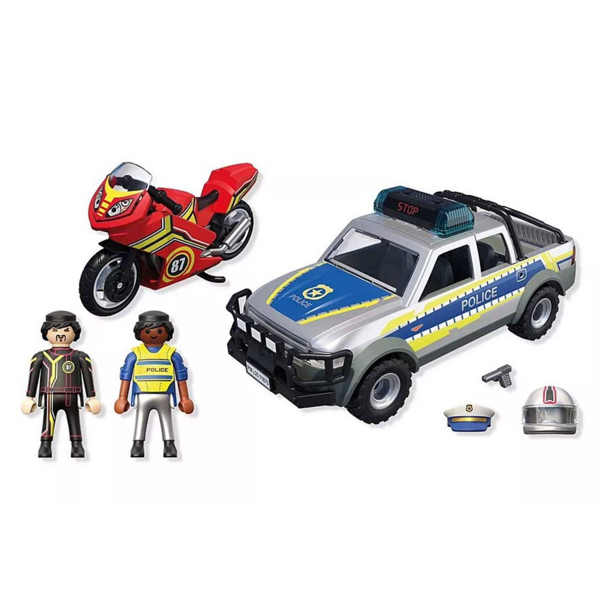 Playmobil Action Heroes Police Chase with Pick-Up Truck