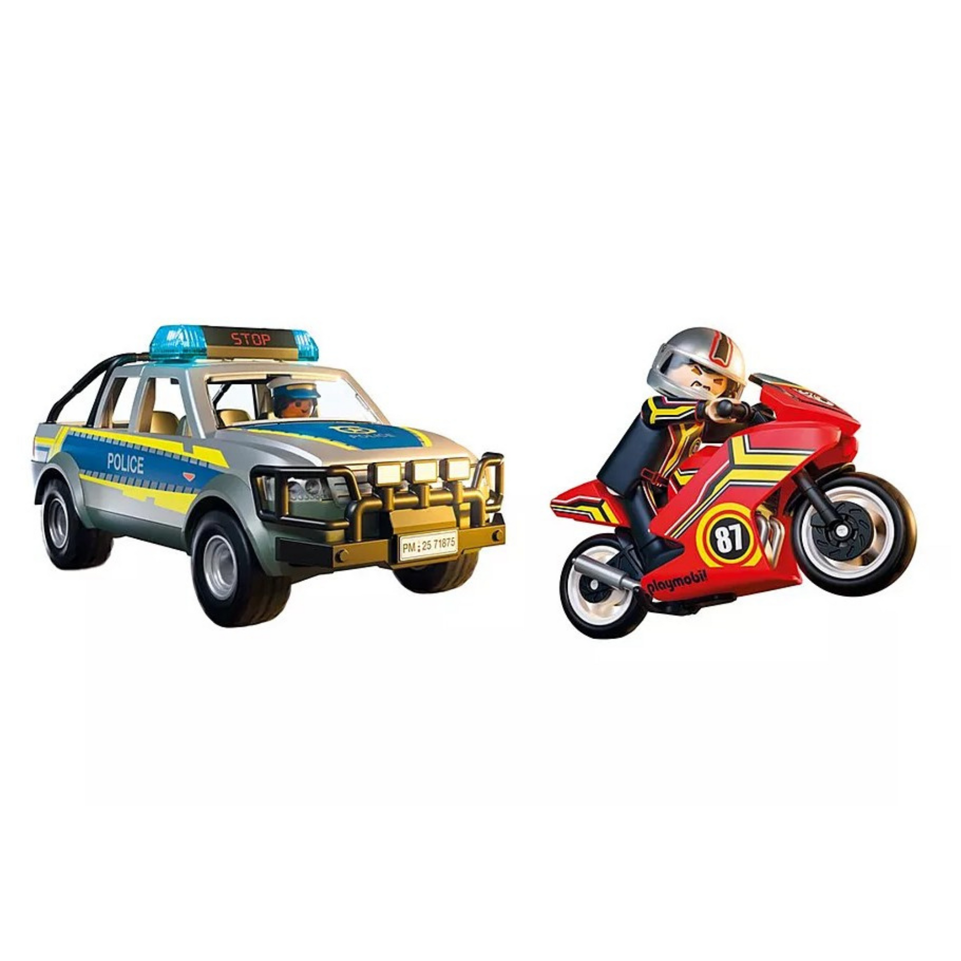 Playmobil Action Heroes Police Chase with Pick-Up Truck