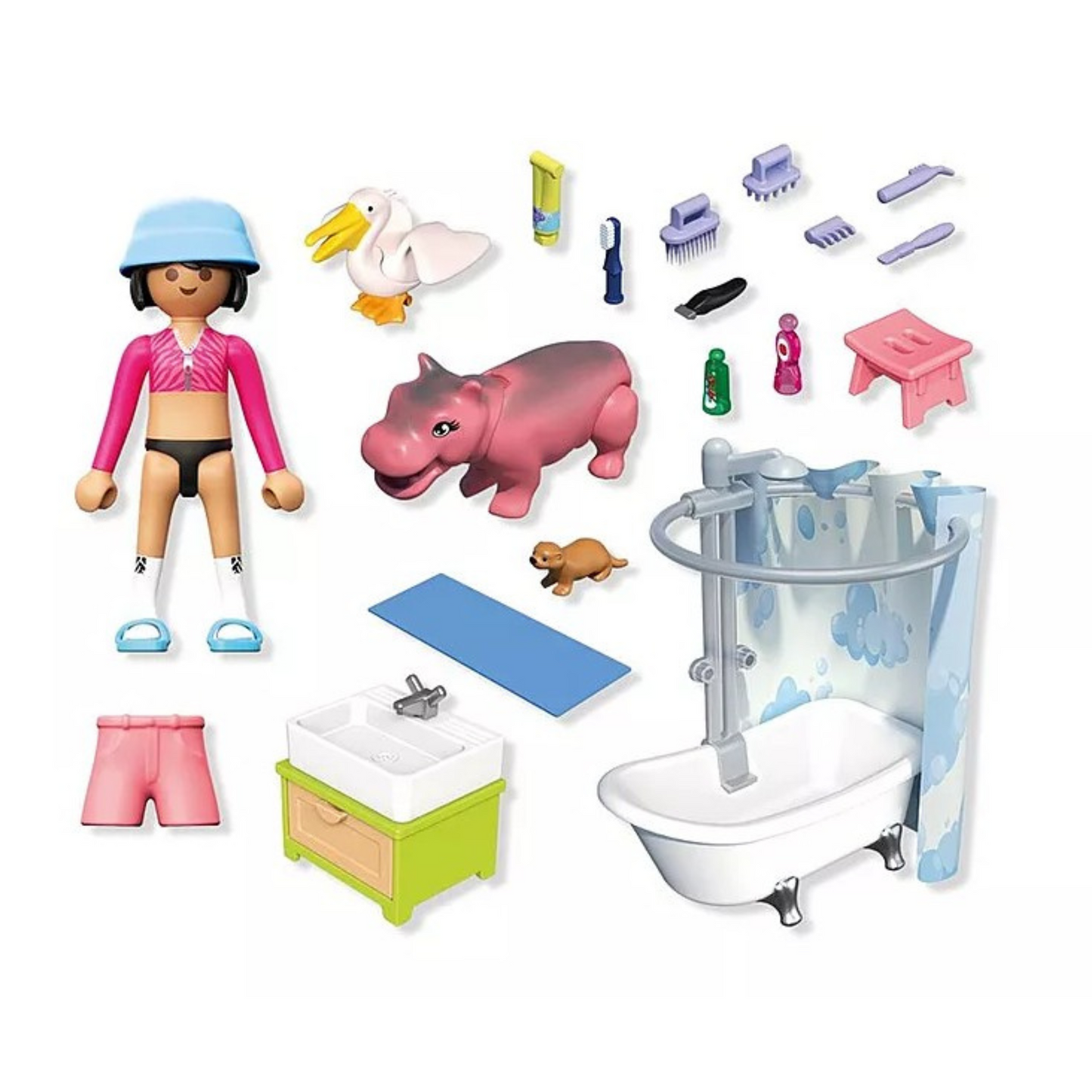 Playmobil Animals & Friends Animal Bathtime