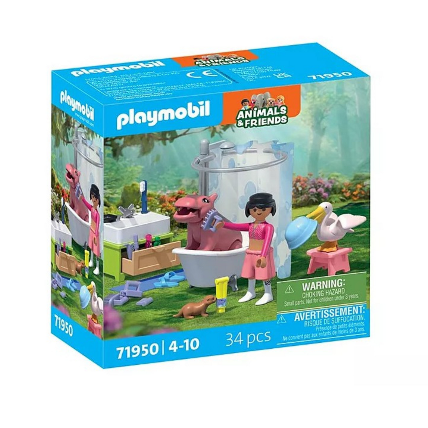 Playmobil Animals & Friends Animal Bathtime