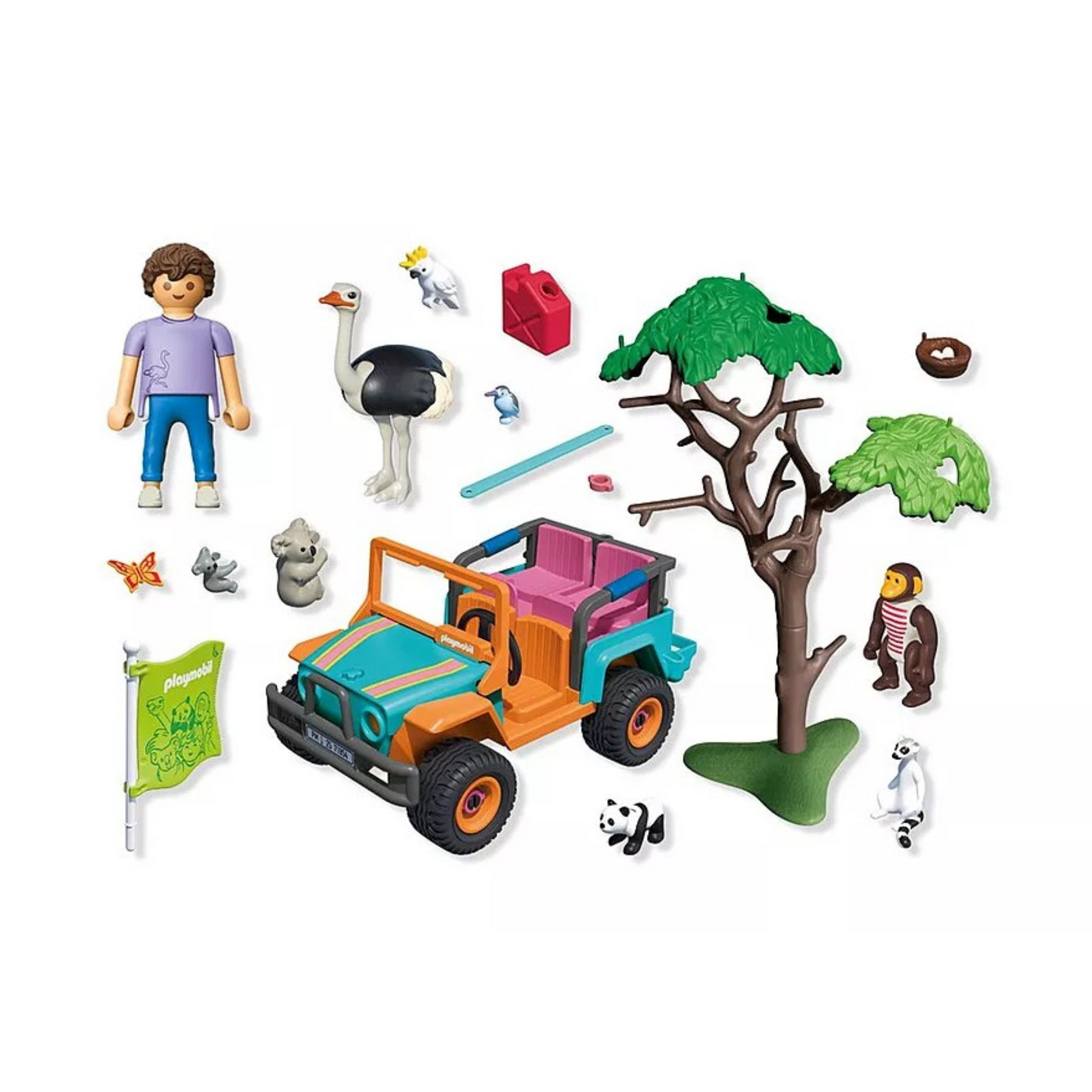 Playmobil Animals & Friends Colourful Off-Road Vehicle