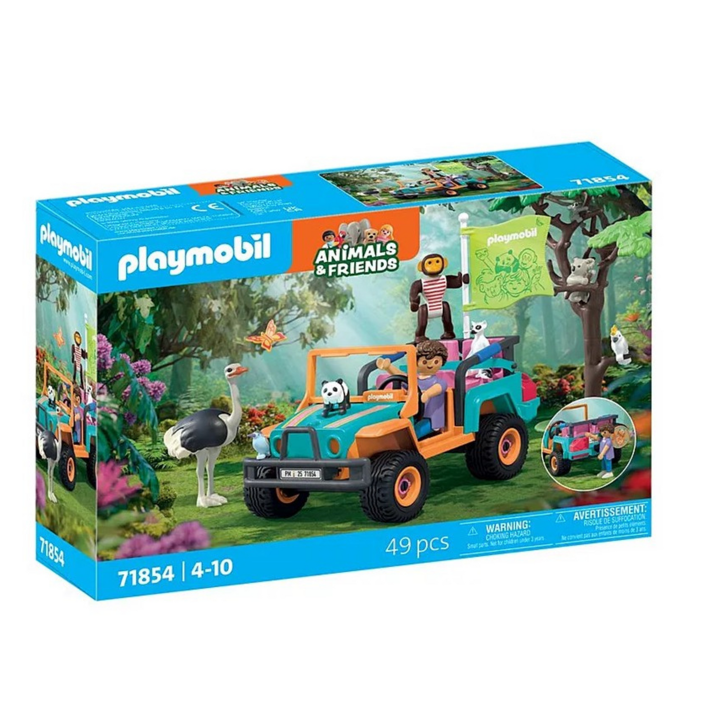 Playmobil Animals & Friends Colourful Off-Road Vehicle