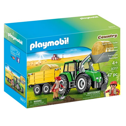 Playmobil Country Tractor with Trailer