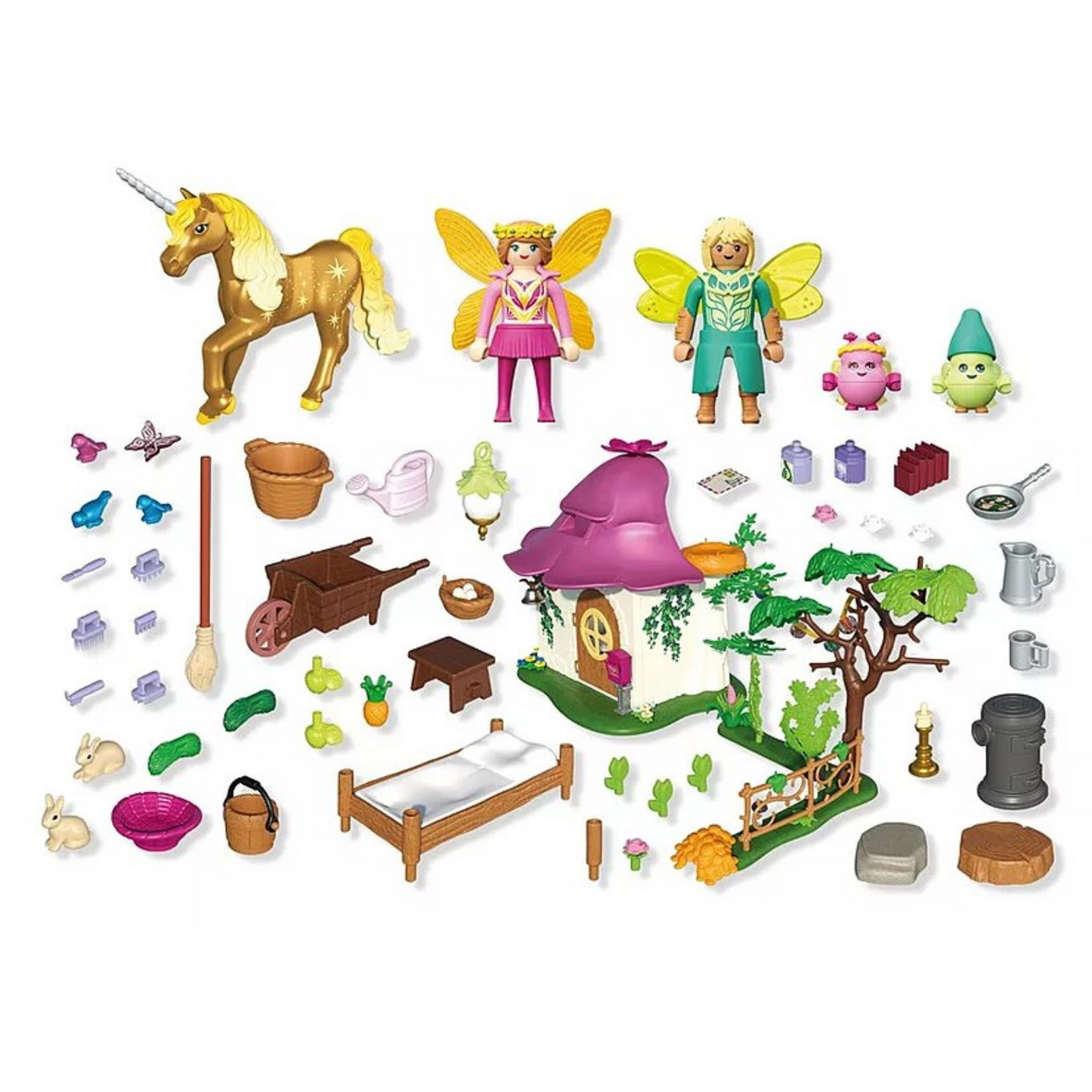 Playmobil Cozy Fairy Home with Golden Unicorn