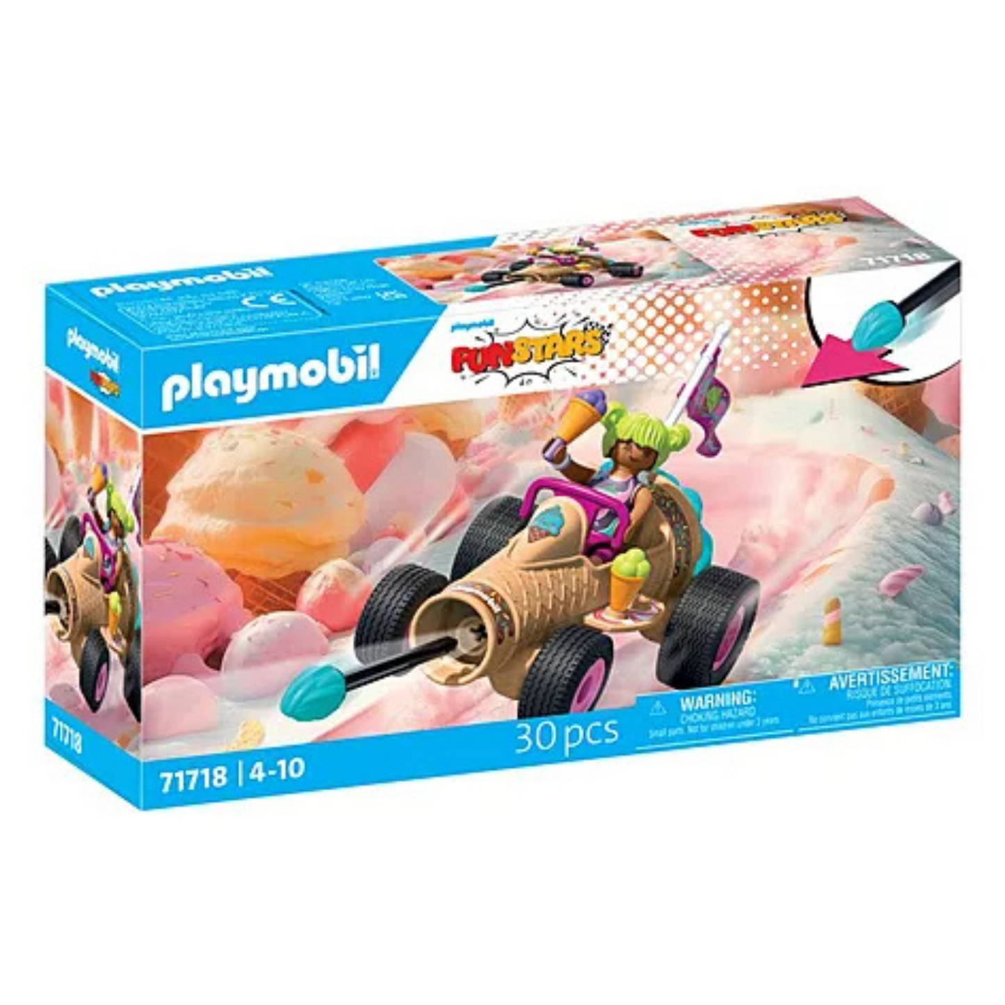 Playmobil Funstars Racing Ice Cream Cone