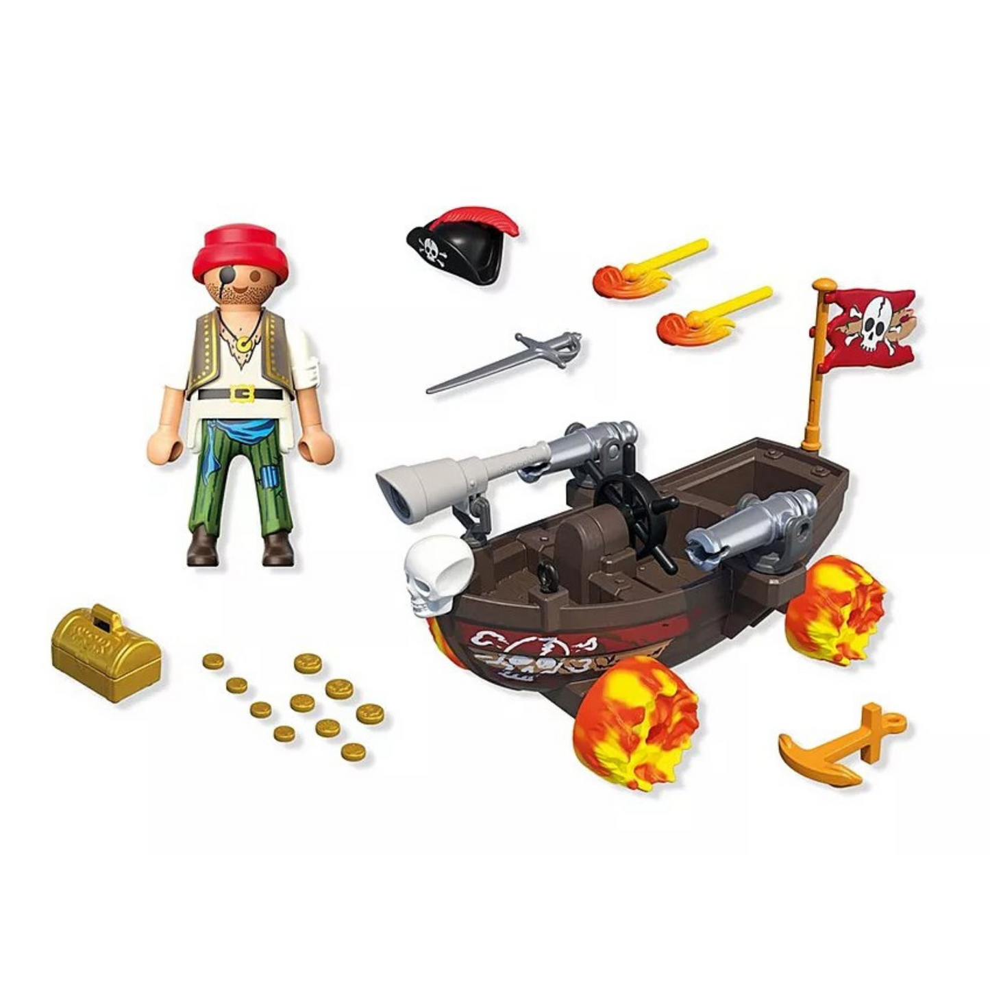 Playmobil Funstars Racing Pirate Boat