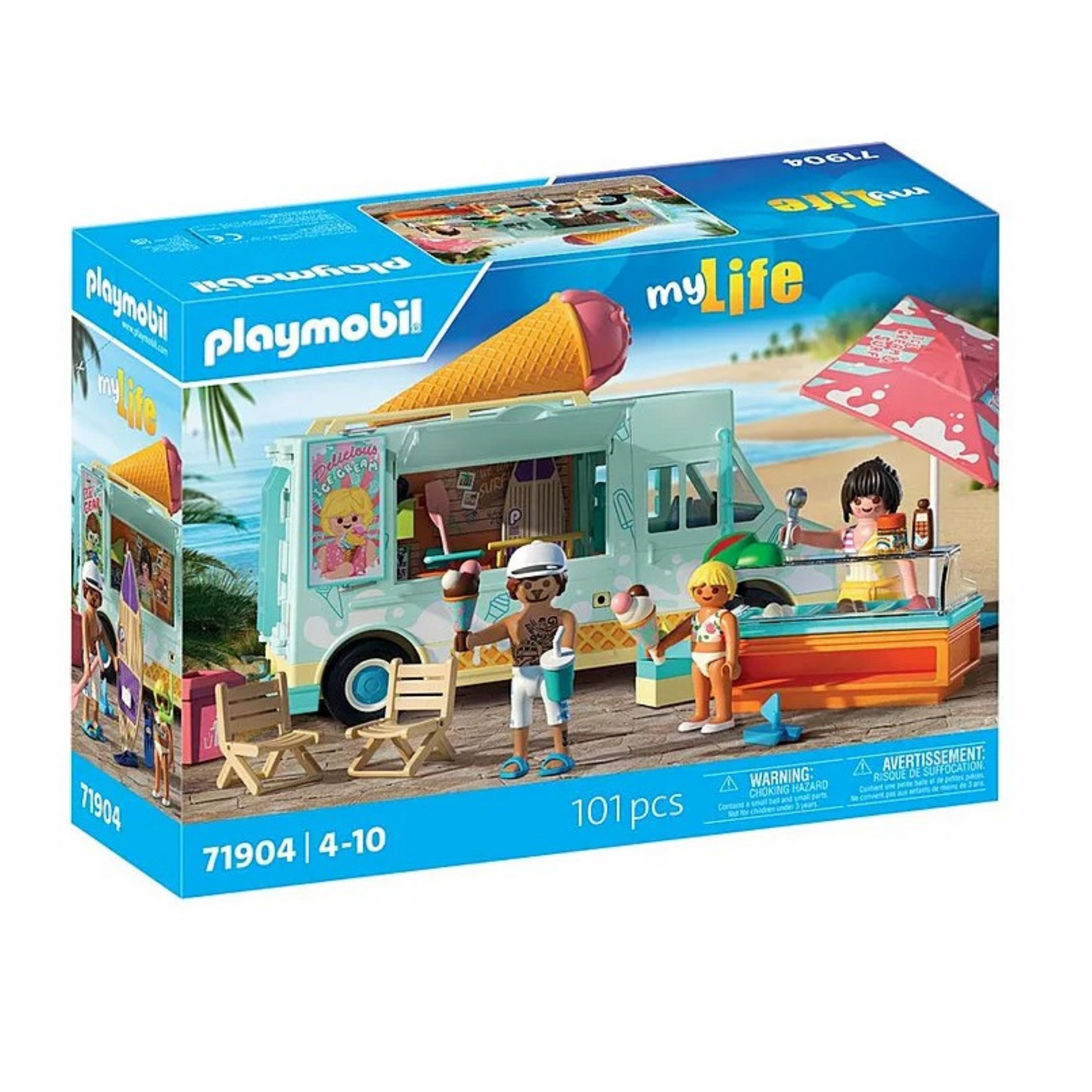 Playmobil My Life Ice Cream Truck with Surf Shop