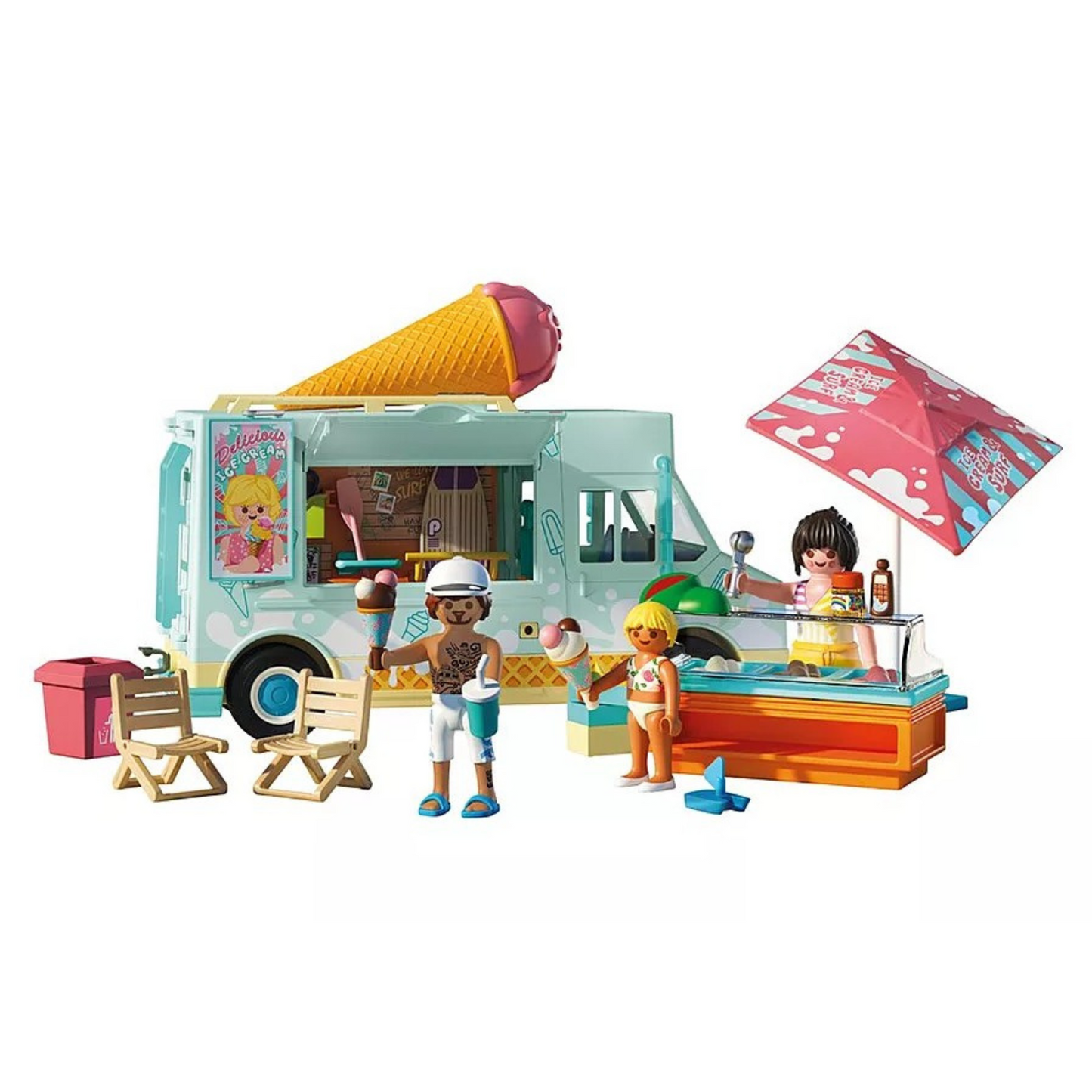 Playmobil My Life Ice Cream Truck with Surf Shop