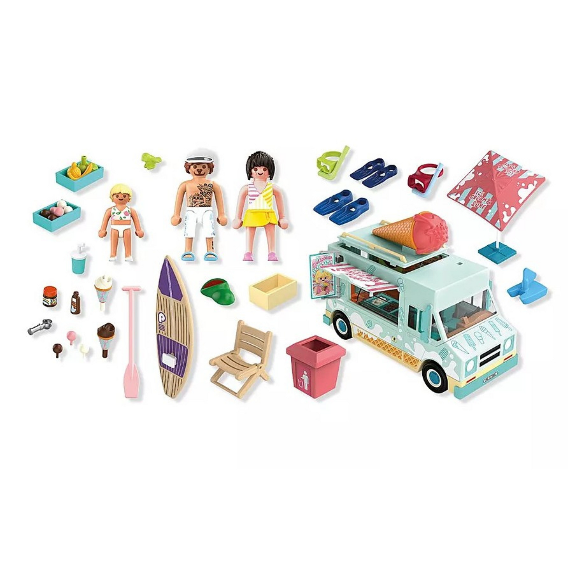 Playmobil My Life Ice Cream Truck with Surf Shop