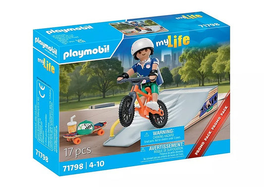 Playmobil My Life Skateboarder with Ramp