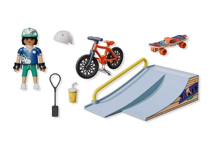 Playmobil My Life Skateboarder with Ramp