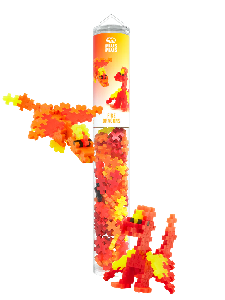 Plus-Plus Fire Dragons