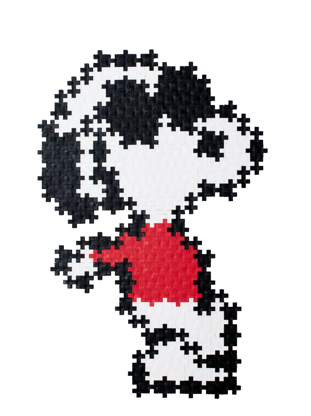 Build a 30 x 20 cm Joe Cool Snoopy figure with the Plus-Plus Puzzle by Number set. Includes 275 pieces, pattern guide, and comic print.