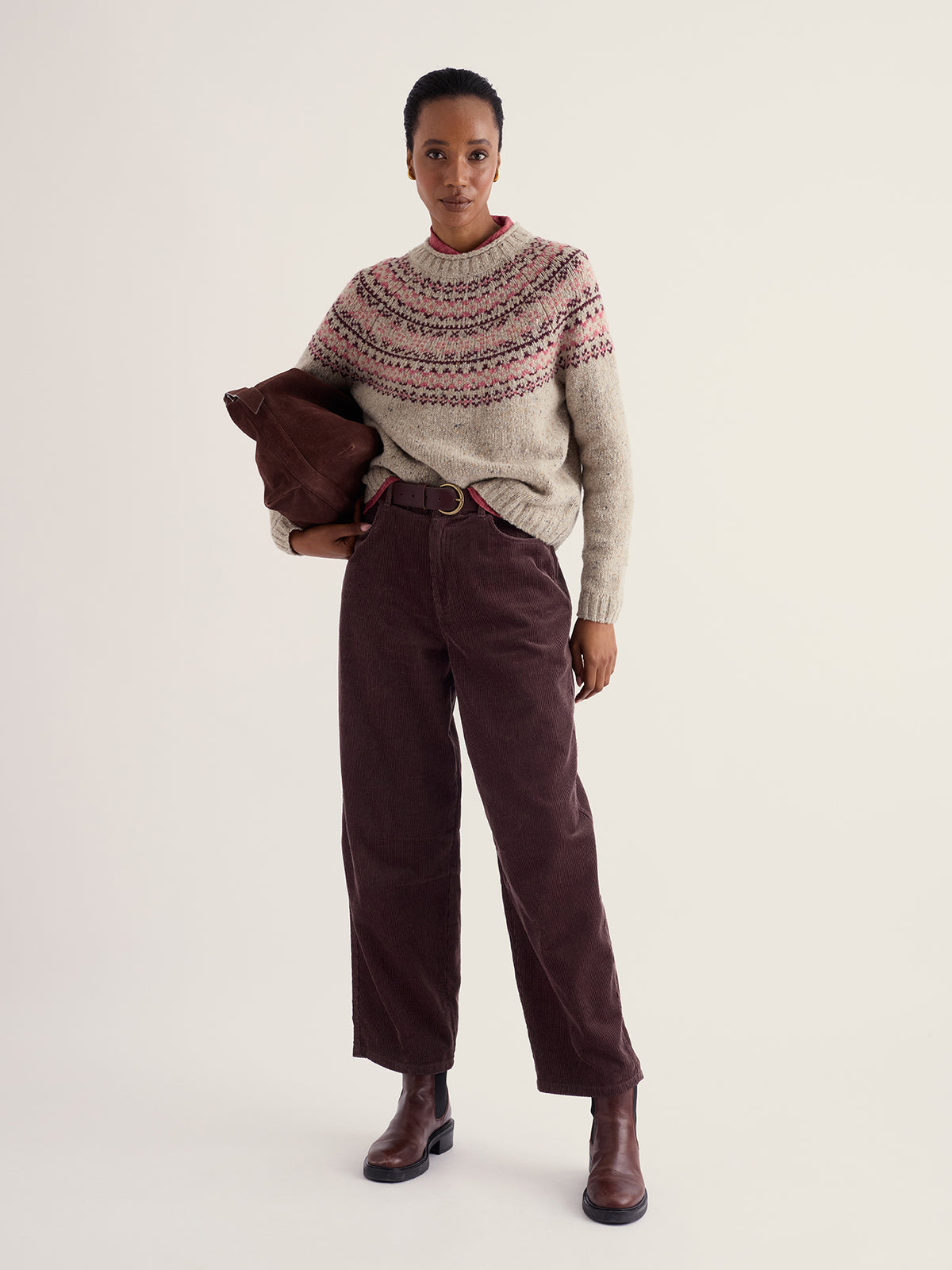 Seasalt Port Kinnis Fair Isle Merino-blend Jumper