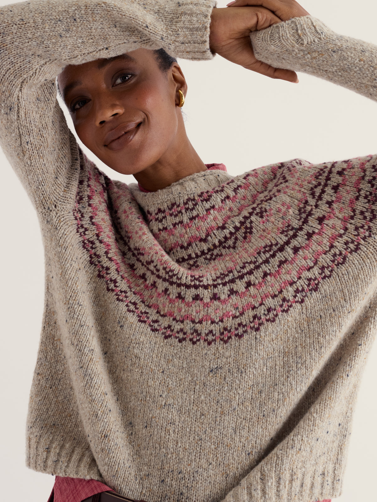Seasalt Port Kinnis Fair Isle Merino-blend Jumper