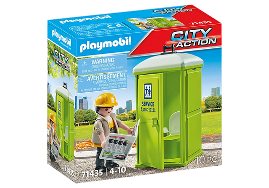 Playmobil City Action Portable Toilet 71435