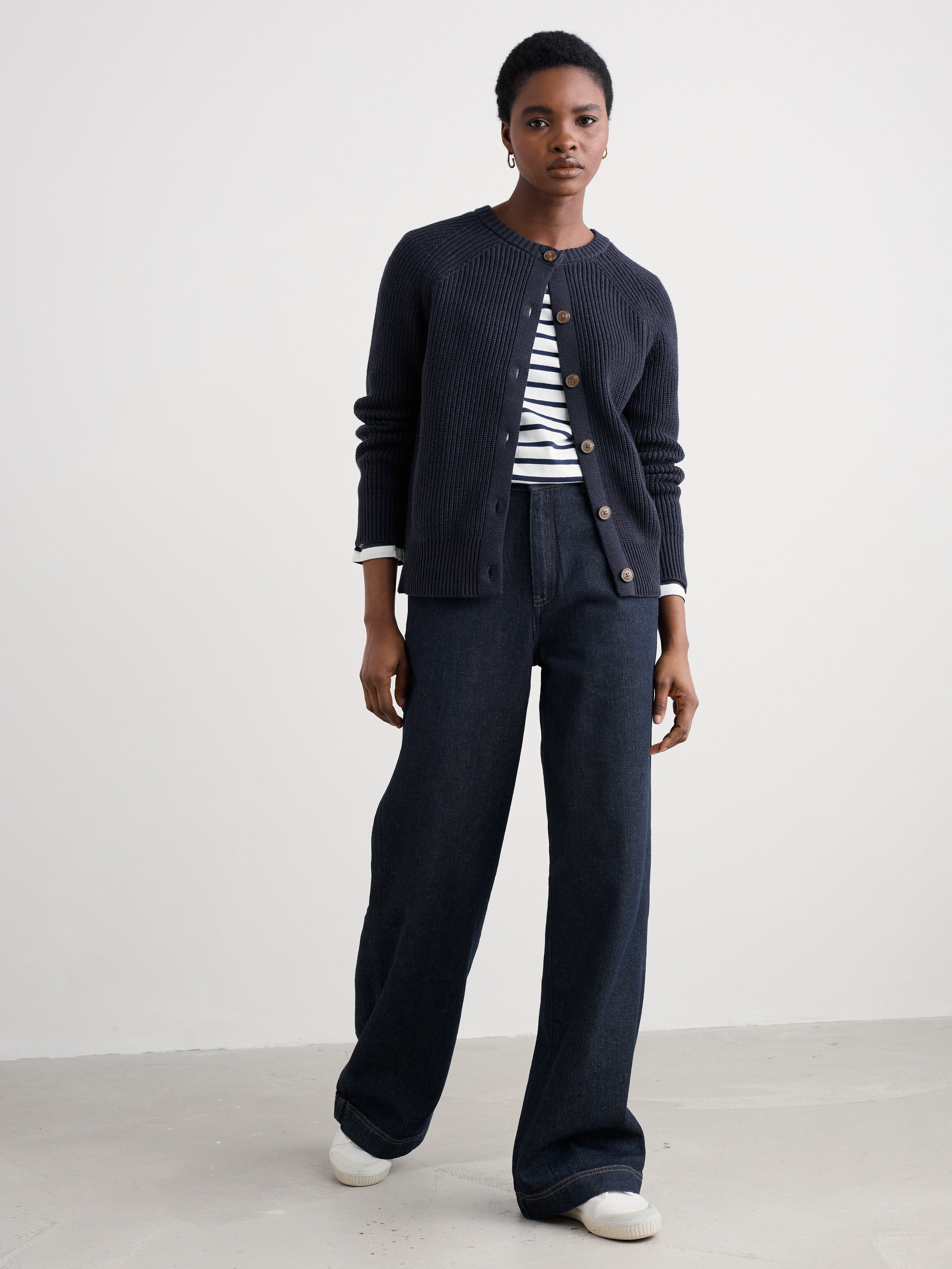 Seasalt Potters Meadow Organic Cotton Knitted Cardigan – Sam