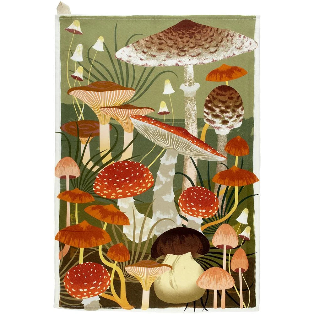 Printer Johnson Fungi Tea Towel