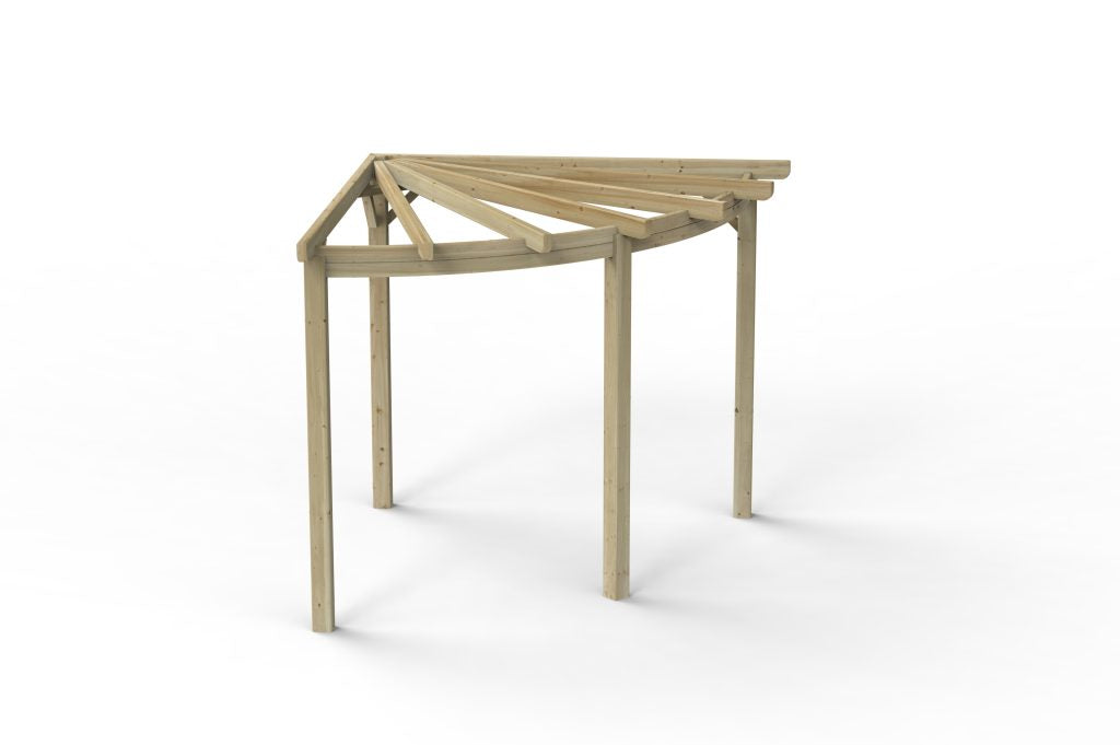 Forest Garden Premium 90 Degree Radial Pergola