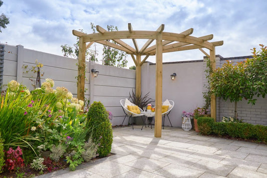 Forest Garden Premium 90 Degree Radial Pergola