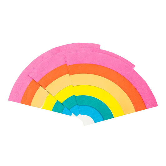 Talking Tables Birthday Brights Rainbow Shaped Napkins