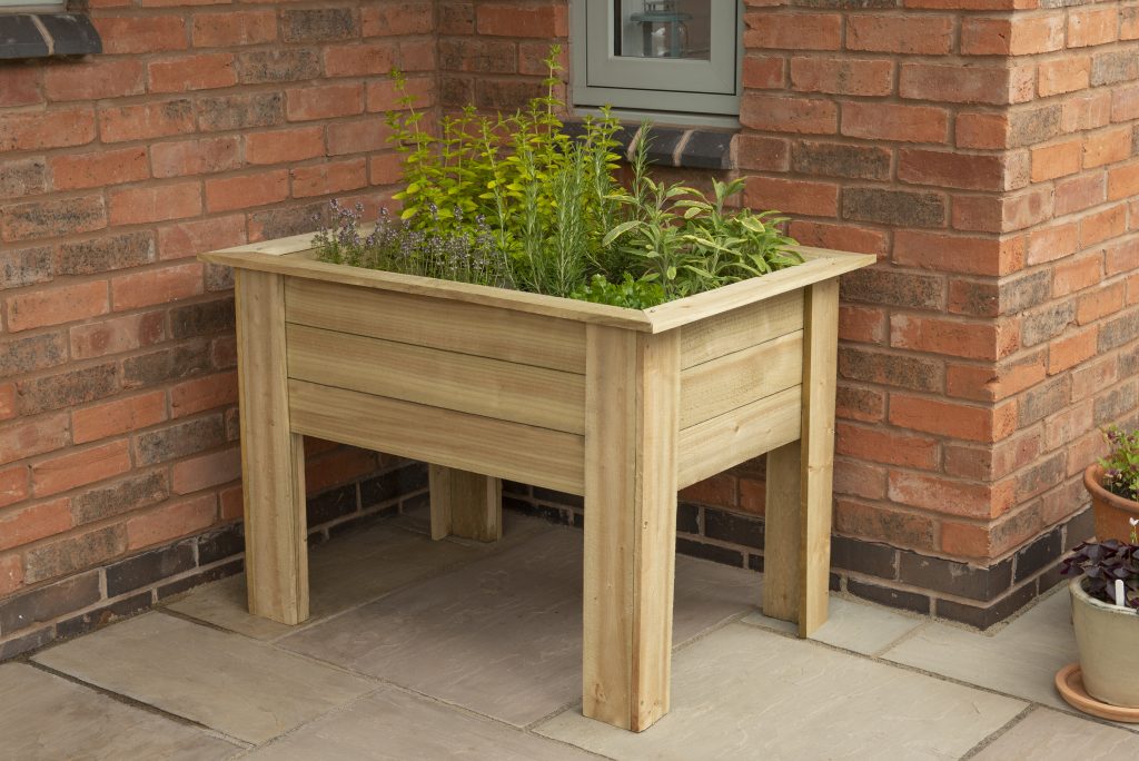 Forest Garden Kitchen Garden Planter 1m