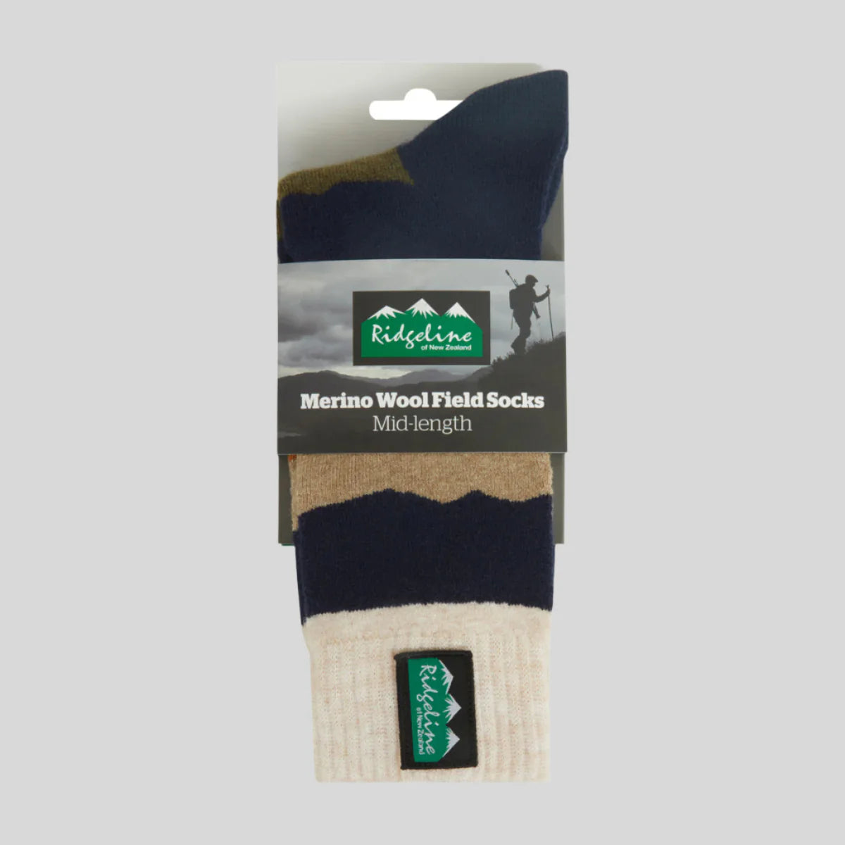 Ridgeline Mid Length Merino Wool Socks