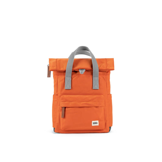 ROKA Canfield B Recycled Nylon Roll-top Backpack – Burnt Orange