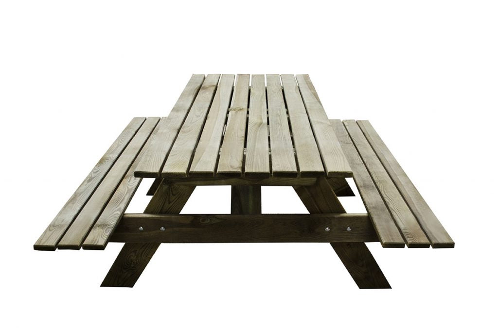 Forest Garden Small Rectangular Picnic Table