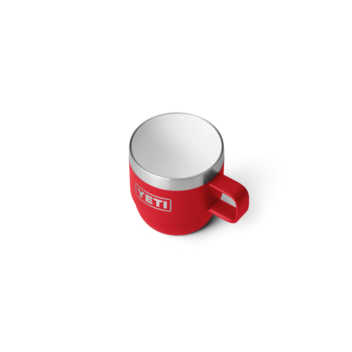 YETI Rambler 6oz (177ml) Stackable Mugs with DuraSip Ceramic Lining 2-Pack - Rescue Red