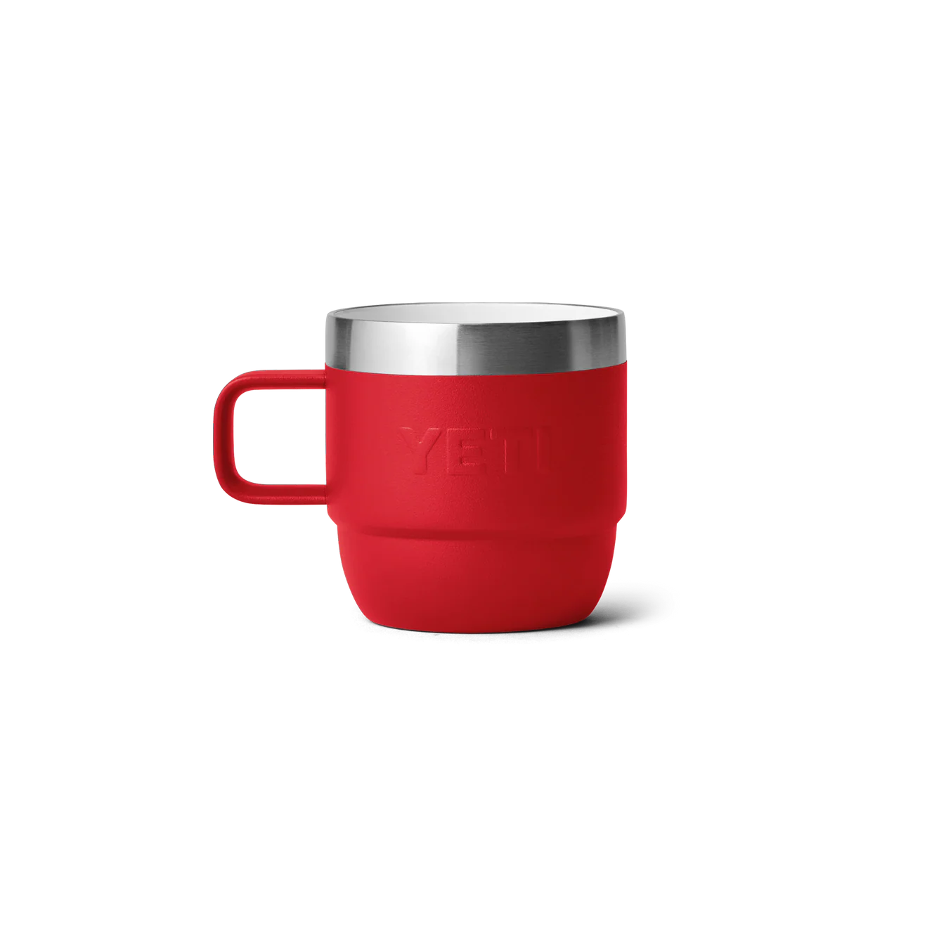 YETI Rambler 6oz (177ml) Stackable Mugs with DuraSip Ceramic Lining 2-Pack - Rescue Red