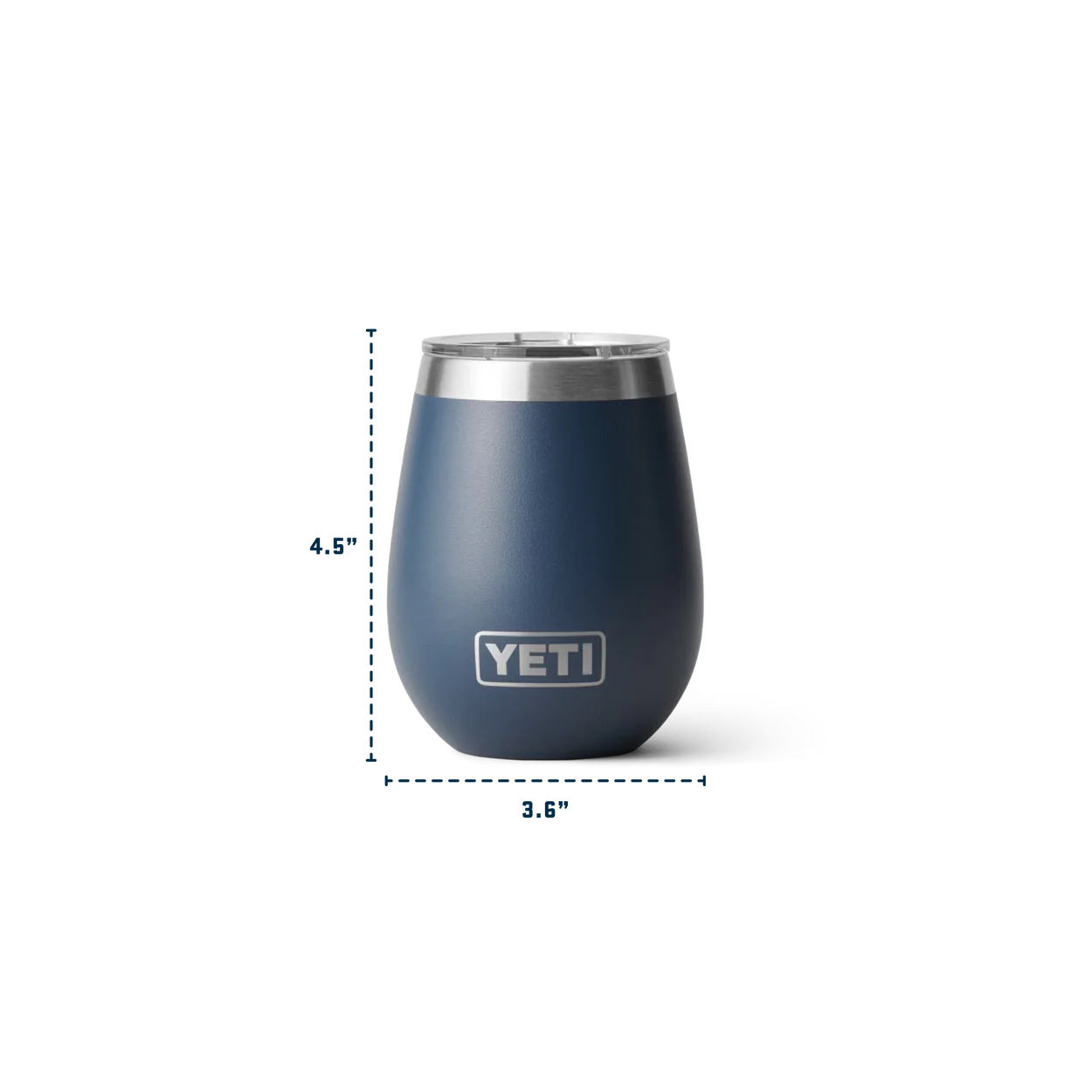 YETI Rambler 10 oz (295 ml) Wine Tumbler with MagSlider Lid - Rescue Red