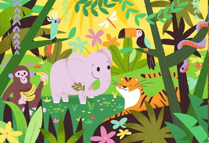 Ravensburger AnImal Friends in Nature 2x12 piece Jigsaw Puzzles