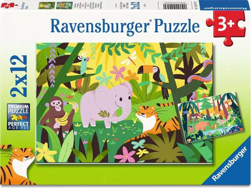 Ravensburger AnImal Friends in Nature 2x12 piece Jigsaw Puzzles