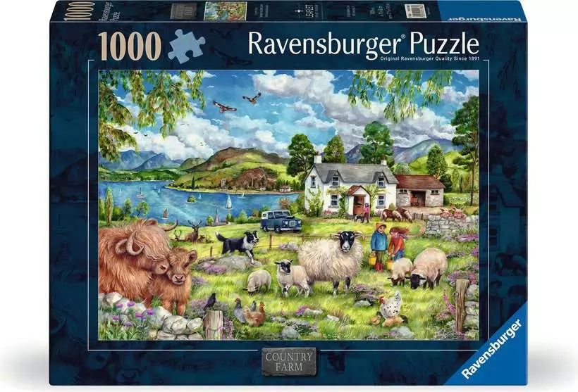 Ravensburger Country Farm 1000 Piece Jigsaw Puzzle