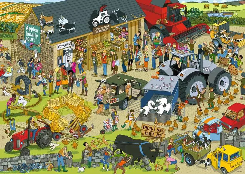 Ravensburger Diddly Squat Farm 1000 piece Jigsaw Puzzle