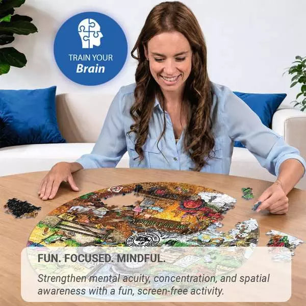 Ravensburger Diddly Squat Farm Circular 500 piece Jigsaw Puzzle